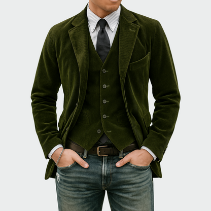 BRADIAS | Ensemble Blazer & Gilet Élégant