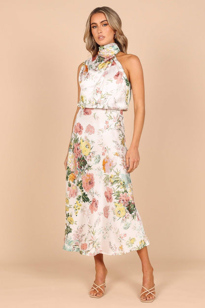 Pauline Laurent® | Robe midi dos nu