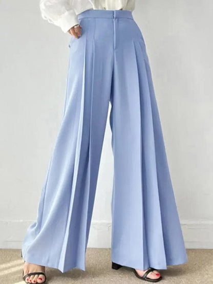 Elize™ | Pantalon plissé à jambe large