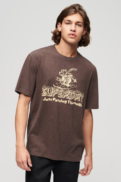 T-shirt Hyppolite Brun