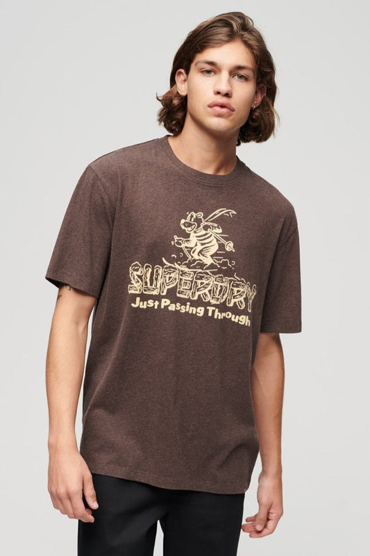 T-shirt Hyppolite Brun