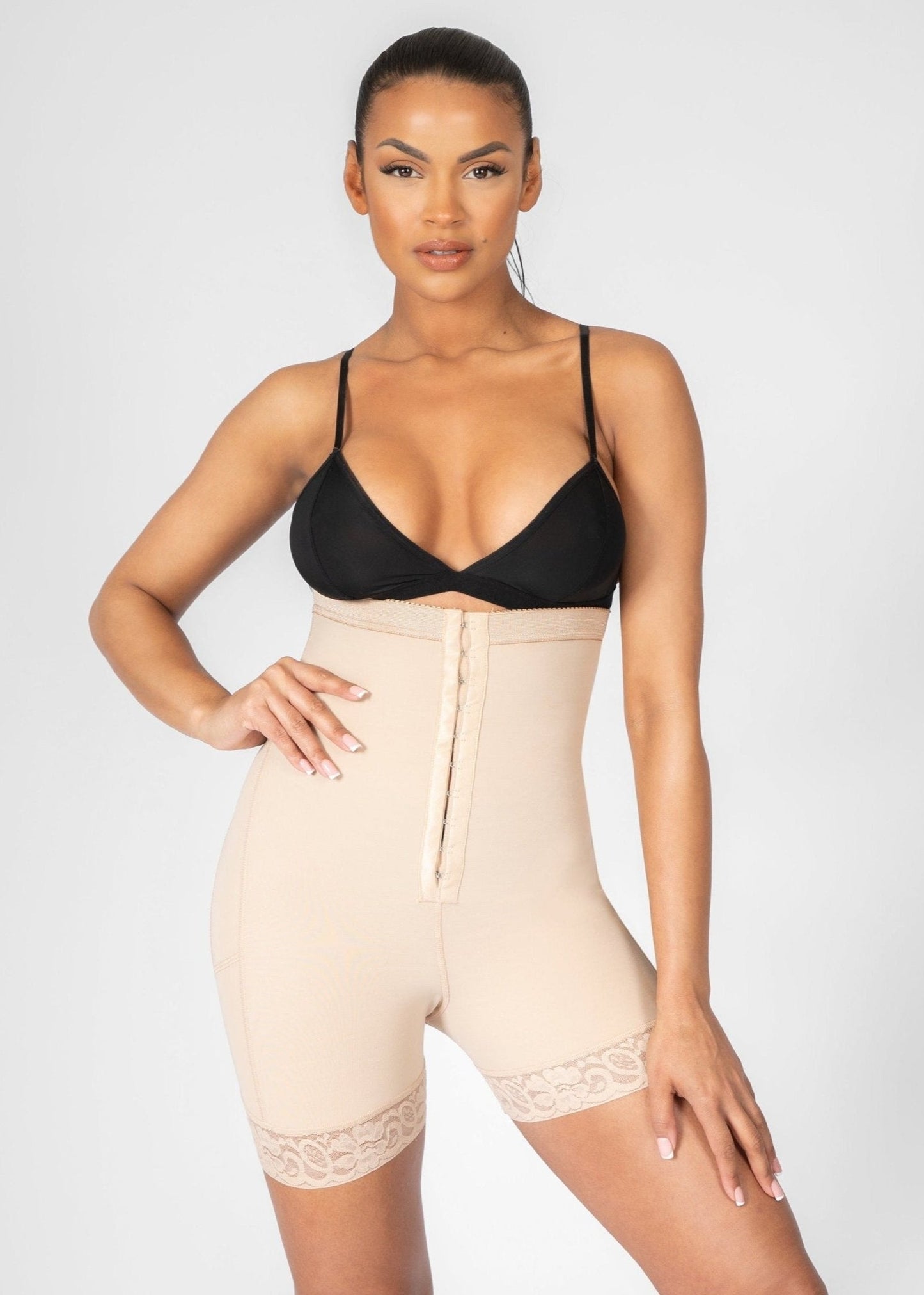 Valentina - Body Shapewear Met Haakjes - Zonder Schouderbandjes