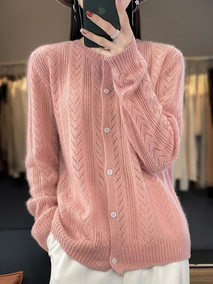 Cardigan Santorin 100 % laine