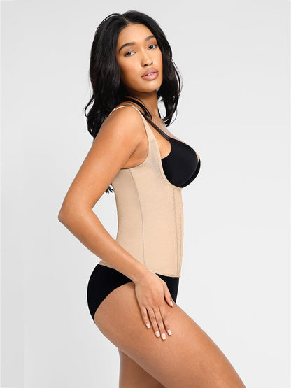 Ressina® – Gilet sculptant à compression forte avec maintien poitrine