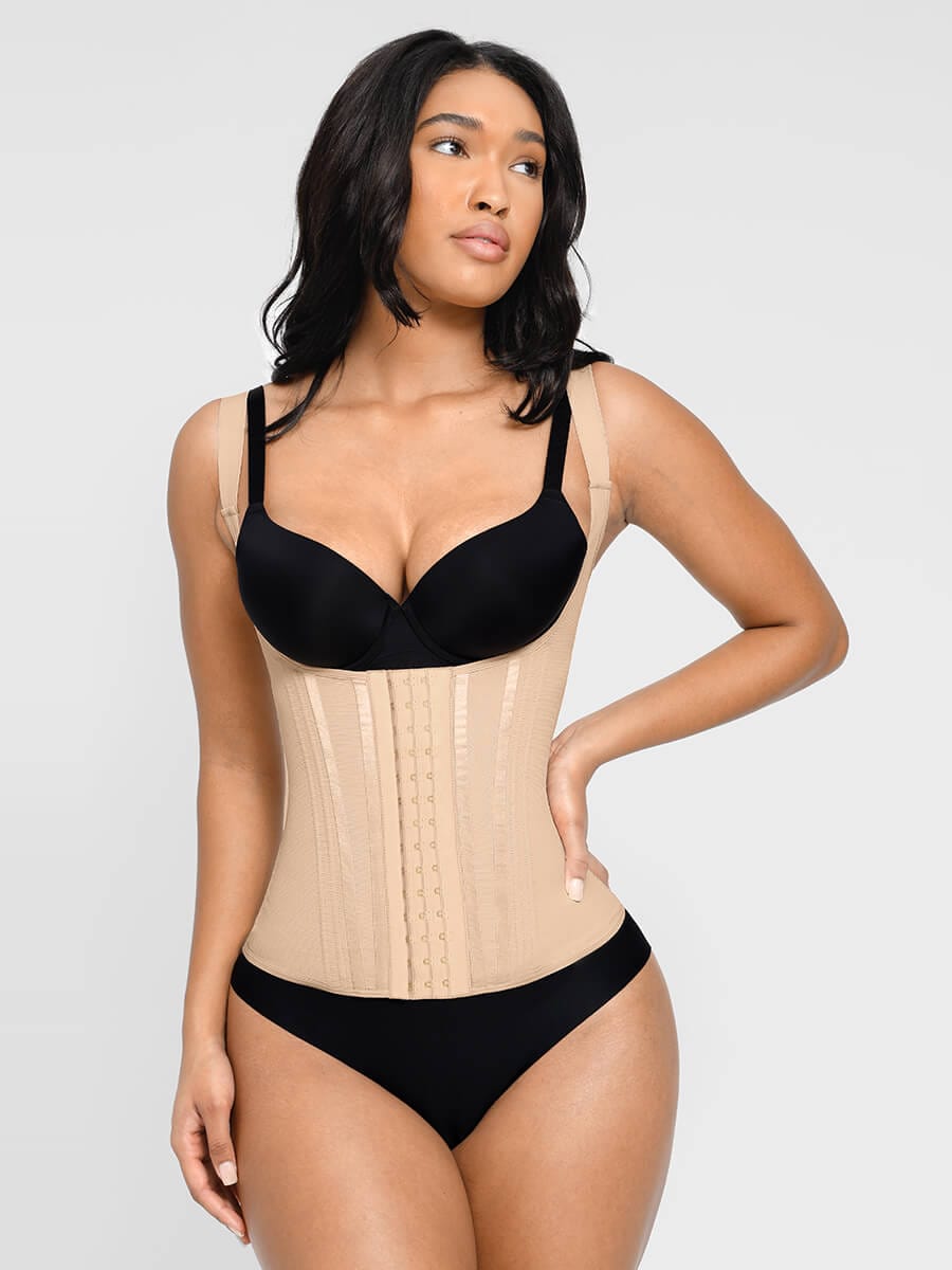 Ressina® – Gilet sculptant à compression forte avec maintien poitrine