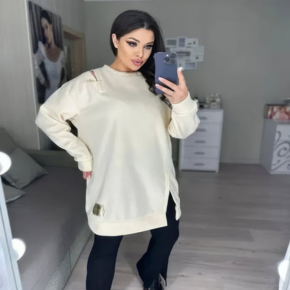 Robe Sportive Élégante pour Femme avec Découpes Décoratives