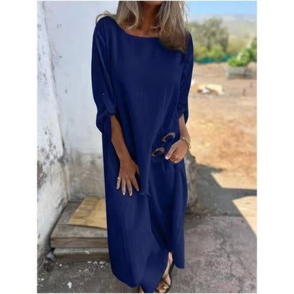 Ensemble 2 pièces : robe asymétrique et pantalon ample pour femme - 💖 SPÉCIAL FÊTE DES MÈRES 👩‍🦳