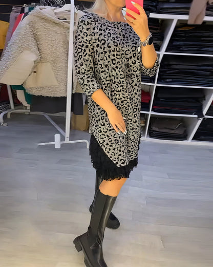 Robe Elégante à Imprimé Léopard - 💖 SPÉCIAL FÊTE DES MÈRES 👩‍🦳