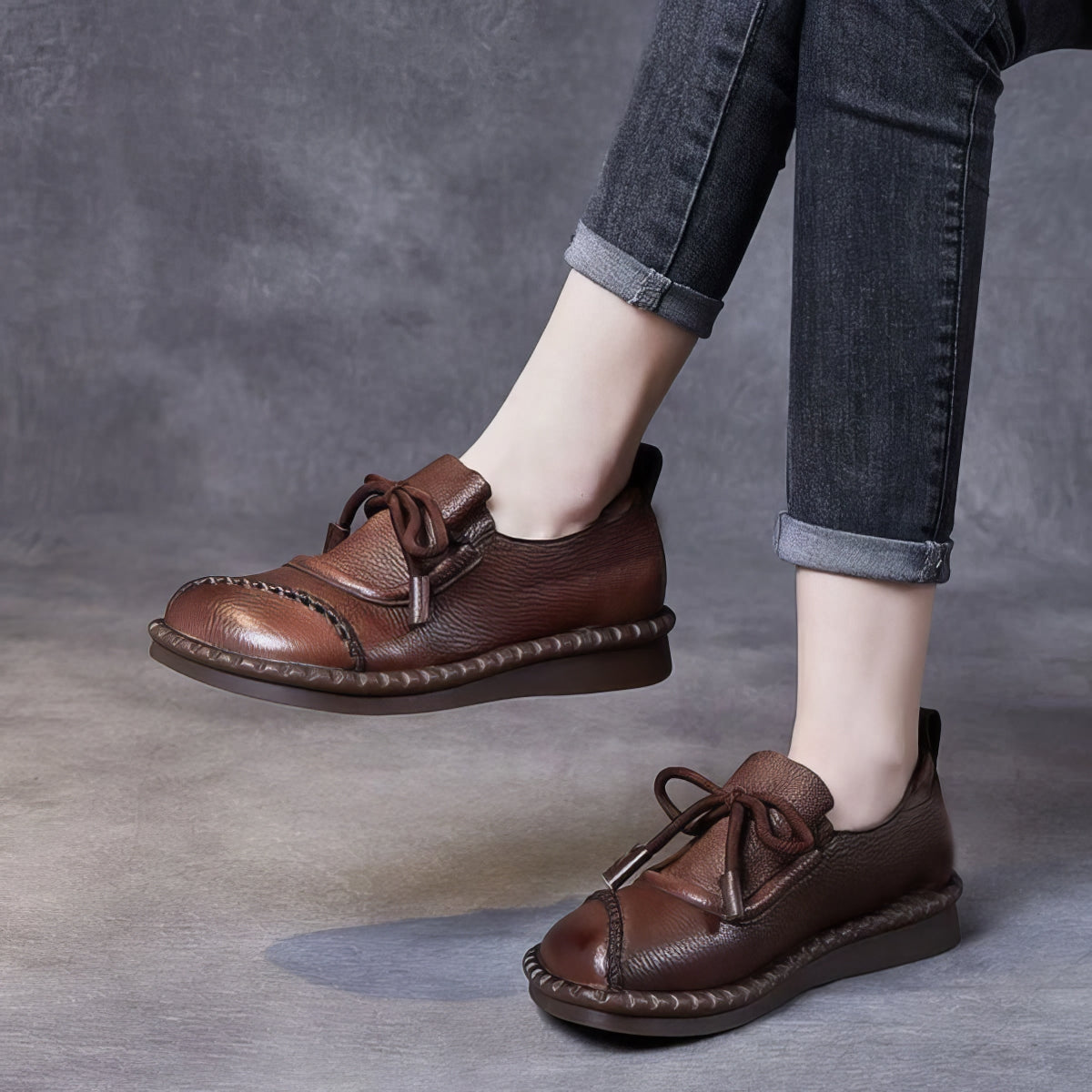 100 % Cuir de vachette - Chaussures orthopédiques pour femme