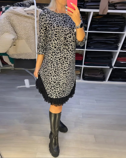 Robe Elégante à Imprimé Léopard - 💖 SPÉCIAL FÊTE DES MÈRES 👩‍🦳