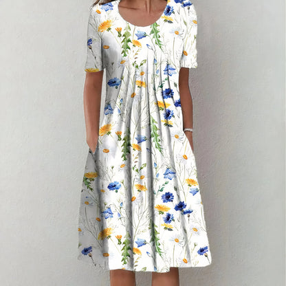 Ulla - Robe Élégante en Coton  - 💖 SPÉCIAL FÊTE DES MÈRES 👩‍🦳