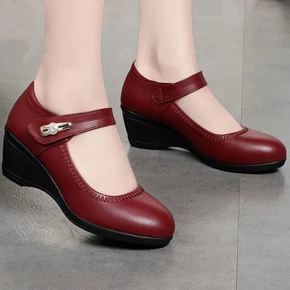 100 % Cuir de Vachette - Chaussures en Cuir à Semelle Souple
