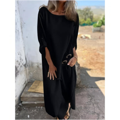 Ensemble 2 pièces : robe asymétrique et pantalon ample pour femme - 💖 SPÉCIAL FÊTE DES MÈRES 👩‍🦳