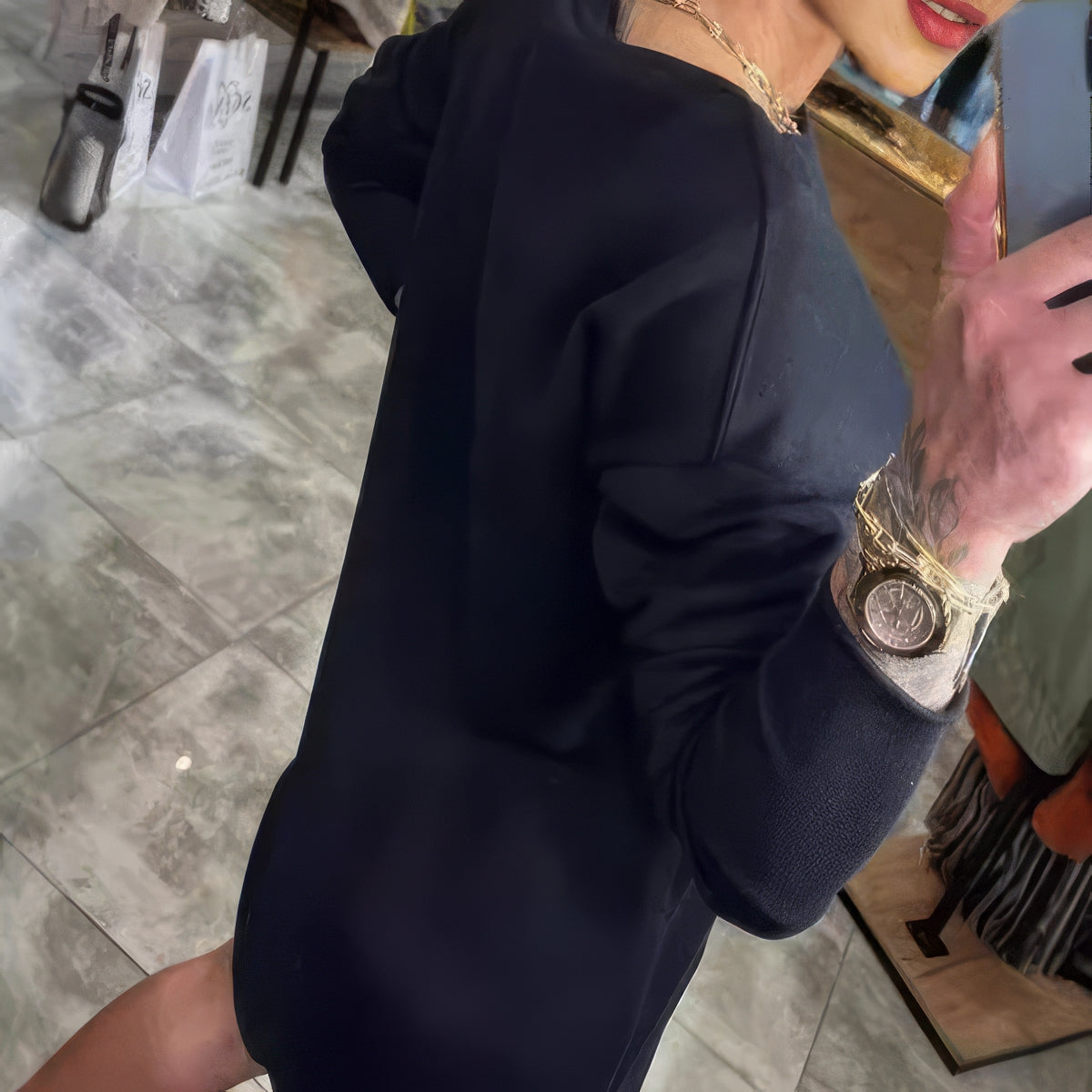 Robe Sportive Élégante pour Femme avec Découpes Décoratives