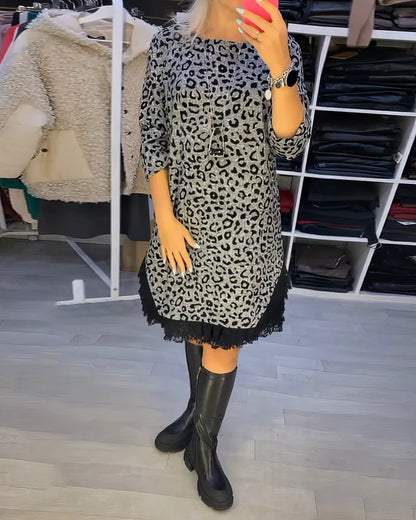 Robe Elégante à Imprimé Léopard - 💖 SPÉCIAL FÊTE DES MÈRES 👩‍🦳