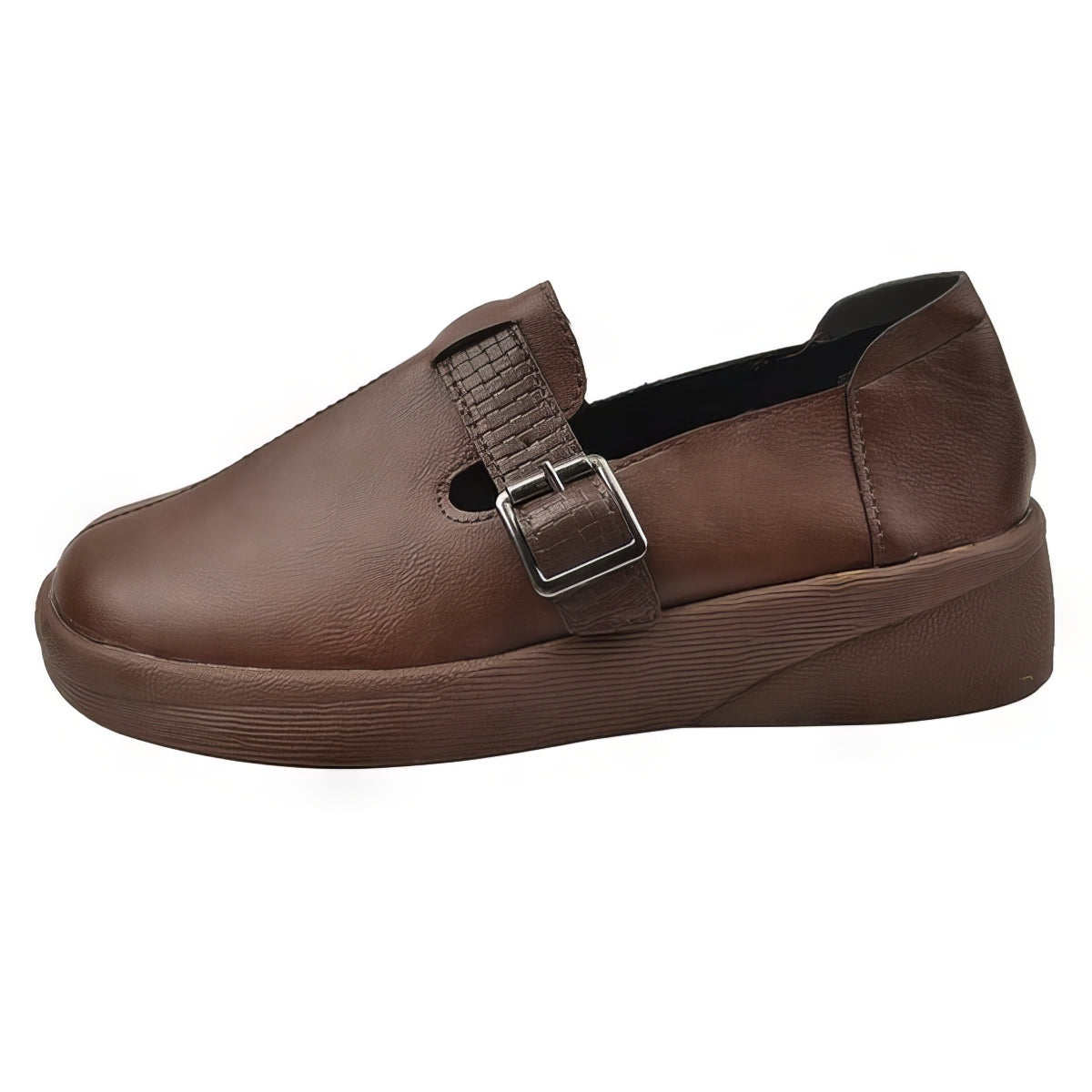 Chaussures à bout rond et semelle souple