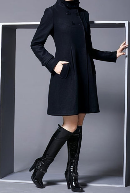 Valentina™ Manteau avec poches latérales