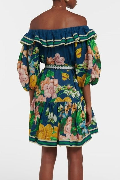Pauline Laurent® | Mini-robe Imprimée Florale