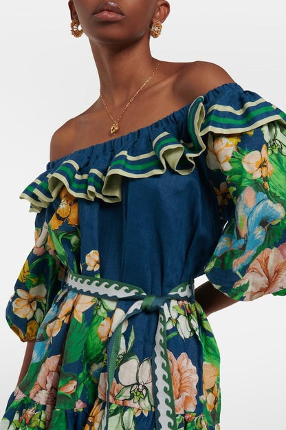 Pauline Laurent® | Mini-robe Imprimée Florale